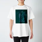 Rab-bit のウサギのあみちゃん（青） Regular Fit T-Shirt