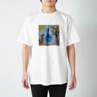 flower_millの僕は世界にココロ開いていくよ スタンダードTシャツ