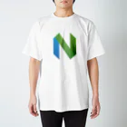 (Y◡Y) .｡oO (ｽｯｼ)のNeovim logo スタンダードTシャツ