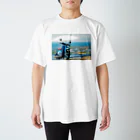 mm765【なむこ】の【C125 ナルシストの丘】ホンダ スーパーカブ CUB カブ Regular Fit T-Shirt