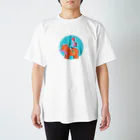 北ﾏｸﾗの国からの初乗り200円 Regular Fit T-Shirt