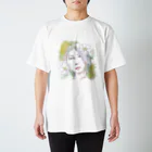 isiko　Miyahara Izumiのお花と水彩の子 スタンダードTシャツ