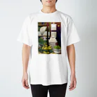 BARE FEET/猫田博人の窓辺のアザラシTシャツ Regular Fit T-Shirt