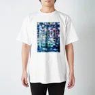 Anniversary0118のAnniversary あぱれる タイル Regular Fit T-Shirt