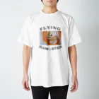 sigh21のFlying Hamster(白) スタンダードTシャツ