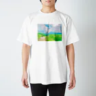 肉まん屋の肉まん風景画Ⅱ Regular Fit T-Shirt