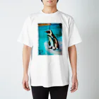 谷中画廊のペンギン01 スタンダードTシャツ