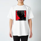 BlackRedCheeZのThe3Gunz／Rock'n'Roll Homage v1 Regular Fit T-Shirt