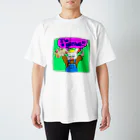 CHIGAYAの絵描きのジム君 スタンダードTシャツ