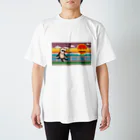 ぽこもこ木工所のたそがれイタチ 1 Regular Fit T-Shirt