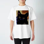 shineのI love cat 黒猫 スタンダードTシャツ