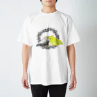 オカ愛のオカメインコ（花蔦） スタンダードTシャツ