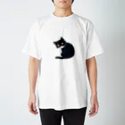 花猫の黒猫さん Regular Fit T-Shirt