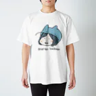 ほっかむねこ屋（アトリエほっかむ）のほっかむ子　水色 Regular Fit T-Shirt