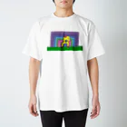 Dokonecoの四角いゴールキーパー Regular Fit T-Shirt