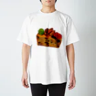 世界お菓子ばなしの心ときめくフルーツケーキ スタンダードTシャツ