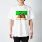 谷中画廊のペンギンもふもふ01 Regular Fit T-Shirt