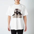 Little_Huge_Wild_Animalsのミサゴ正面画白 スタンダードTシャツ