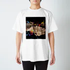 Little_Huge_Wild_Animalsのツミ正面黒 スタンダードTシャツ