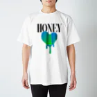 Pop MusicのHoney / BlueGreen Regular Fit T-Shirt