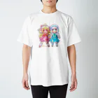 どーなつハウスのCafeリインカーネイションこはねandこゆき Regular Fit T-Shirt