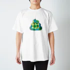 宇宙うんこ の癒しキラキラうんこ スタンダードTシャツ