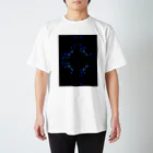 おらげ昇天の麻柄点描画 スタンダードTシャツ