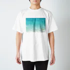 しろくろショップのだいふくかえる🟢浅瀬でちゃぷちゃぷ スタンダードTシャツ