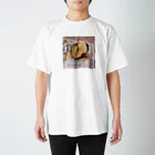 primula_julians_goodsshopのPrimula Julianの横顔くまさん Regular Fit T-Shirt