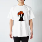 szHzs 'のツリ目さん/オレンジニット帽 Regular Fit T-Shirt