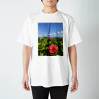 Ripples沖縄レジンアートの沖縄の海とハイビスカス Regular Fit T-Shirt