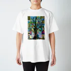 栗原進@夢の空想画家のTree Regular Fit T-Shirt