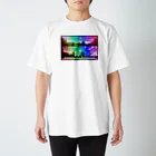 下北龍雲堂の【🐉開運🐉】下北五大龍雲グッズ（英字ロゴ・レインボーカラー） Regular Fit T-Shirt