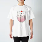 pecori ぺこりの桜のしろくまクリームソーダ Regular Fit T-Shirt