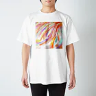 amorphousのW -えがおのしわ- シリーズ02 Regular Fit T-Shirt