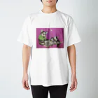 atelier-meicoの猫と笛 Regular Fit T-Shirt