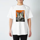 atelier-meicoの猫とギター Regular Fit T-Shirt