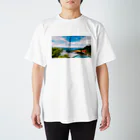 Saboten-saboの風景 Regular Fit T-Shirt