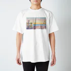 NAGOMIDA_DESIGNの七里ヶ浜キーホルダー Regular Fit T-Shirt