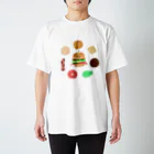 にわとり食堂のハンバーガーさん スタンダードTシャツ