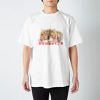 佳山隆生　アートギャラリーのRyusei,Kシリーズ【居眠りにゃんこ】 Regular Fit T-Shirt