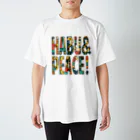 原ハブ屋【SUZURI店】のHABU & PEACE（T-GO） スタンダードTシャツ