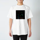 momomonoのSCRATCH ART_PARTY TIME スタンダードTシャツ