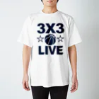 sports_tower スポーツタワーの3x3・スリーエックススリー・3人制バスケ・Tシャツ・アイテム・グッズ・ストリートバスケ・バスケットボール・スピーディーなバスケ・1試合10分間の21点ノックアウト・スポーツ・有望 Regular Fit T-Shirt