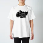 荒塚オガミのグッズショップ（SUZURI店）のWorship(ロゴ黒) スタンダードTシャツ