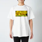  #satisfyingの菜の花　【啓蟄】　Brassica rapa var. amplexicaulis Regular Fit T-Shirt