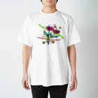 NANNANOーナンナノーのINNER FLOWERS Regular Fit T-Shirt