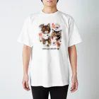 猫のイラスト屋さんのmiina siina anzu スタンダードTシャツ