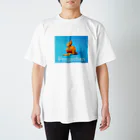 Propschanのひらりオレンジりぼん Regular Fit T-Shirt