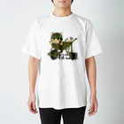 Y.T.S.D.F.Design　自衛隊関連デザインのねこ車 Regular Fit T-Shirt